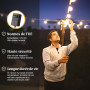 JEYMORKEY Guirlande Lumineuse Guinguette Exterieur 45M - G40 62+2 LED