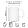 SUBLOVER 11 oz Ensemble de 48 Blanc tasses à sublimation, Céramique Personnalisé Mugs et Tasses à café pour Cadeau Collègue Idée