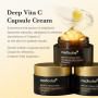 medicube Routine Éclat Vitamine C: Vita C Intense Pads (70 Pads) & Crème Capsules Vitamine C intense- 55ml | Fermeté & Rebond | 
