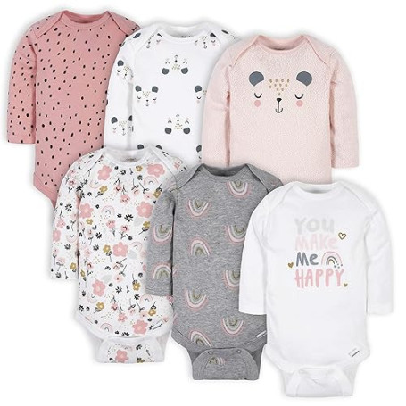 Gerber Ensemble de t-Shirt Bambins (Lot de 6) Bébé Fille