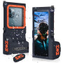 FocRelaxer Universel Pochette Étanche Téléphone avec Bluetooth Plongée Coque IPX8 Étanche Étui sous Marin Housse Étanche pour iP