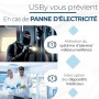 Détecteur Coupure de Courant Alarme Panne de Courant