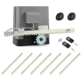 CO-Z Motorisation pour Portail Coulissant 280W - Automatisme Portail jusqu'à 600KG et 8M avec 2 Télécommandes - Sécurité par Cap