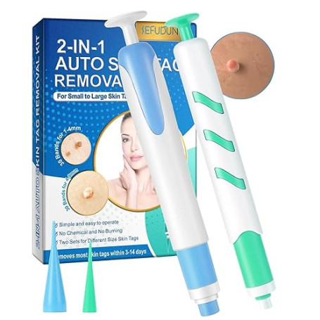 Kit de Acrochordons Traitement, Acrochordons Traitement Efficace, Facile et sûr pour les Verrues et les Grains de Beauté de Peti
