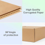 HORLIMER Petite Boîte Carton d'expédition 305x229x76MM Lot de 20, Carton de Livraison Pliable pour Expédition Postale, Courrier,