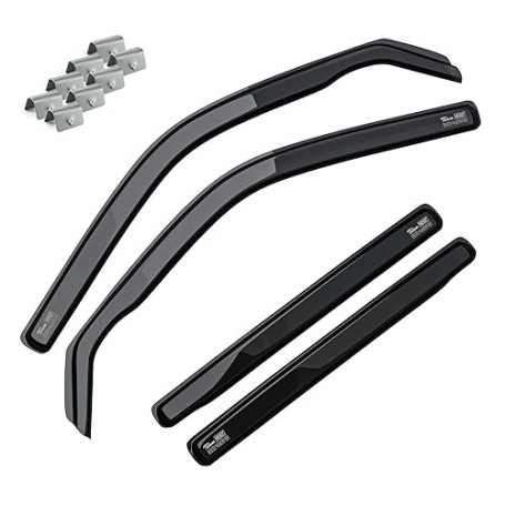 MOTOS Deflecteur vitre voiture pour HONDA ACCORD VII 2003-2008 Déflecteurs d'air élégants avec installation facile, Réduction du