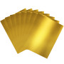 Belle Vous Papier Cartonné Doré A4 (Lot de 60) - 29,7 x 21 cm - Papier Metalisé/Carton Dore de 250 g/m² pour Invitations de Mari