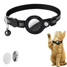 Collier GPS Chat, Collier Traceur GPS pour Chat et Chien, Localisation en sans Abonnement, Compatible iOS/Android/HarmonyOS, Ipx
