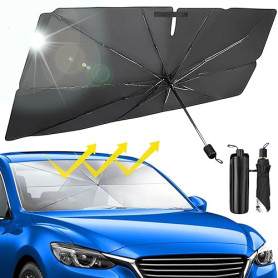 Beurseaf Pare-Brise de Voiture,Pare-Soleil Voiture,Pare-Soleil Voiture Pare-Brise Intérieur,2025 Dernier Pare-Soleil Avant Pliab