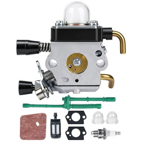 LUNEKUCK Carburateur pour STIHL FS38 FS45 FS55 HS45 KM55 Pieces Détachées Debroussailleuse pour Stihl Carbu avec Bougie Joint Fi