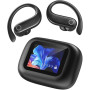 AI Écouteur Traducteur Instantané 150 Langues, Moniteur Cardiaque et d’Oxygène, Écran Tactile LED, 8 Modes de Traduction, 3 en 1