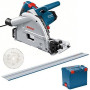 Bosch Professional GKT 55 GCE + FSN 1400 Scie sabre 165 mm + mallette 1400 W