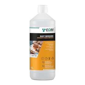 EQM - ECO-804 - Dissolvant de Rouille - 1L - Enlève Complètement la Corrosion - Redonne au Métal sa Couleur d’Origine - Effet Im