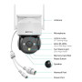 ZOSI Caméra de Sécurité WiFi Extérieure 1080P avec Alimentation Plugin, 360°/140° Pan/Inclinaison 2MP Caméra Vidéo WiFi, Détecti