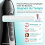 COSLUS C20 Jet Dentaire Hydropulseur Portable 300 ML Sans Fil Irrigateur Dentaire Hydropulseur Dentaire Double Débit d'eau Water