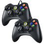 Gezimetie 2 Pack Manette Xbox PC Joystick, Xbox 360 de Connection USB - Double Vibration - Idéal pour Vos Sessions de Jeux sur P
