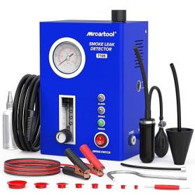Détecteurs de fuites de carburant pour voitures Détecteur de fuites de fumée 12V avec Pompe à air intégrée manomètre et débitmèt