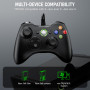 Diswoe 2 Pack Manette pour Xbox 360, 2 Pack Manette PC, Joystick Manette de Jeu pour Xbox 360/ Slim/PC Windows 7/8/10/11/XP, Gam