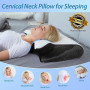 HOMCA Oreiller Ergonomique Cervical, 2 en 1 Oreiller à Mémoire de Forme pour la Nuque, Coussin pour Dormir sur Le Côté et sur Le