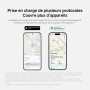 Xiaomi Smart Tag, Compatible Apple Find My et Google Android Find Hub, traqueur Bluetooth pour clés, Bagages, Sac, Portefeuille 