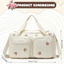 YOUYIKE Sac Langer Maternité Grande, Sac pour l'hôpital, Change Bebe Mommy Bag Matelassé, pour Accouchement à l’Hôpital, Voyage,