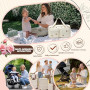 YOUYIKE Sac Langer Maternité Grande, Sac pour l'hôpital, Change Bebe Mommy Bag Matelassé, pour Accouchement à l’Hôpital, Voyage,