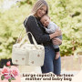 YOUYIKE Sac Langer Maternité Grande, Sac pour l'hôpital, Change Bebe Mommy Bag Matelassé, pour Accouchement à l’Hôpital, Voyage,