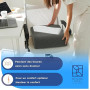 Coussin Rehausseur Ergonomique pour Chaise, Bureau et Voiture – Coussin d’Assise Confortable 13cm Épais pour Adulte – Idéal comm