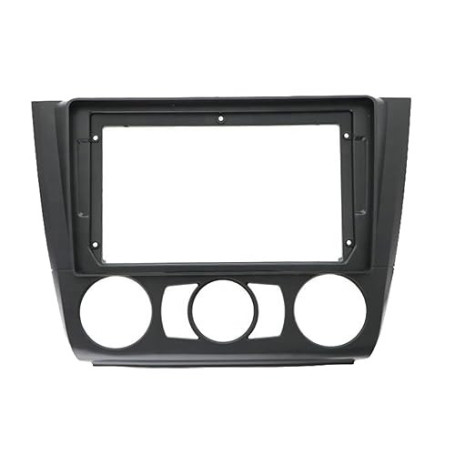 KULACA Cadre de Radio Montage Autoradio pour BM-W 1-Series E88 E82 E81 E87 2004-2011, 9 inch Façade 2 DIN, DVD CD Autoradio Cadr