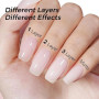 TOMICCA Vernis Semi Permanent, Blanc Laiteux Vernis Gel UV Semi Permanent, Soak Off Vernis Gel UV LED Gel Cadeau Pour Salon de M