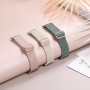 CeMiKa Bracelets Tressé Compatibles avec Bracelet Apple Watch 40mm 41mm 42mm 38mm, Bande Élastique en Tissu Nylon Extensible pou