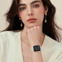 ORRLBB Bracelet compatible avec les Bracelets Apple Watch Series 11 10 9 8 7 6 5 4 Ultra SE 3 2 1 Femmes Hommes, Magnétique Méta
