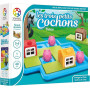 SmartGames - Les Trois Petits Cochons - Jeu de Réflexion - Protégez Les Petits Cochons du Loup - Livre de Conte Illustré et Livr