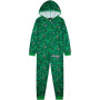 Get Trend Combinaison Pyjama Enfant et Ado, Grenouillères Garçon Pyjama Polaire à Fermeture Éclair pour Hiver, Cadeau Original