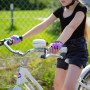 meteor Gants de Vélo Enfant Demi-Doigts Antidérapants Respirants Antichoc, Réglables pour Garçons et Filles, VTT, Cyclisme, Trot