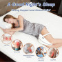 LITSPOT Oreiller de Jambe Oreiller de Genou Ergonomique avec Mousse à Mémoire de Forme pour Dormir pour Soulager la Pression - H