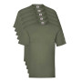 Fruit of the Loom Pack of 5 Valueweight Men's T-Shirt + Web-Textilien24 Fabric Bag - S M L XL XXL 3XL 4XL 5XL - Various Colour S