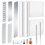 Yayatty 19 PCS Outils de Modelage Céramique, Outils Sculpture Argile, Rouleau à Pâtisserie en Acrylique, Lame de Trancheuse D'ar