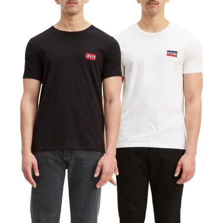 Levi's 2-Pack Crewneck Graphic Tee T-Shirt Homme