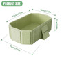 Baignoire pliable bébé – Baignoire bébé portable pour enfants 0-8 ans, Baignoire enfant pliable pour douche avec bouchon de vida