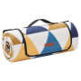 SONGMICS Couverture de Pique-Nique, 200 x 200 cm, Grand Tapis, pour Camping, Parc, Jardin, Extérieur, Plage, Hydrofuge, Pliable,