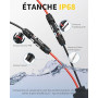 enernova Y Type Connecteur Solar, 4mm²-6mm² Y Connecteurs Câble Solaire, IP68 Étanche Câble Panneau Solaire, 30A DC1500V pour Pa
