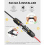 enernova Y Type Connecteur Solar, 4mm²-6mm² Y Connecteurs Câble Solaire, IP68 Étanche Câble Panneau Solaire, 30A DC1500V pour Pa