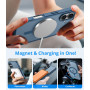 Vansdon Magnétique Coque pour iPhone 17 avec 1 Verre Trempé, Compatible avec MagSafe, Protection Contre Les Chutes de qualité Mi