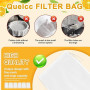 Quelcc 6 Pièces Sac à Lait de Noix, 20 × 30 Cm Sacs à Fromage en Nylon, Filtre Lait Végétal Reutilisable, pour Jus de Légumes et