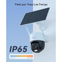 Imou 3K Caméra Surveillance WiFi Exterieure sans Fil Solaire avec Batterie 5000mAh,Caméra Solaire Exterieur 360° PTZ,Détection d