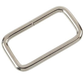 AERZETIX | Lot de 12 Boucles rectangulaires en métal | accessoires de couture maroquinerie pour confection d'anses de sacs ceint