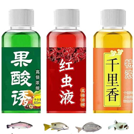 Liquide Attractif pour Poisson Liquide, Fish Attractants for Baits,Concentration Fish Bait Attractant Enhancer Liquid, Attractan