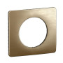 LEGRAND - Plaque Céliane - Plaque de Finition pour Prises et Interrupteurs Céliane - 1 poste - Bronze satiné