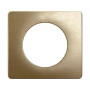 LEGRAND - Plaque Céliane - Plaque de Finition pour Prises et Interrupteurs Céliane - 1 poste - Bronze satiné